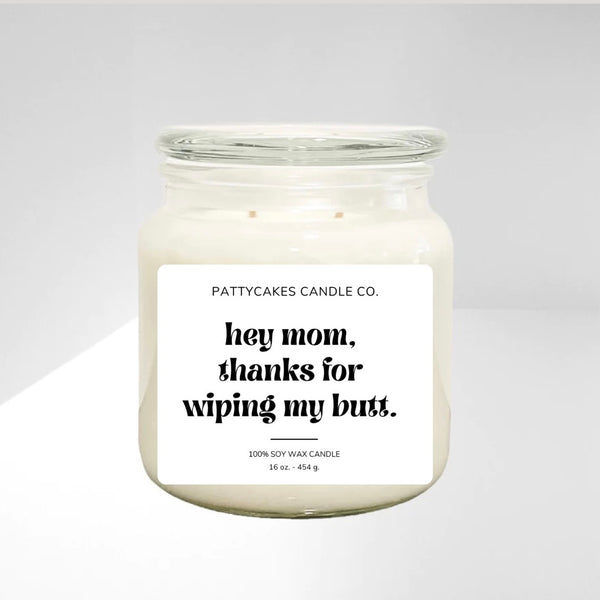 WIPING BUTT CANDLE