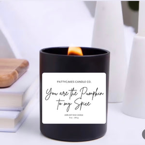 PUMPKIN TO MY SPICE CANDLE