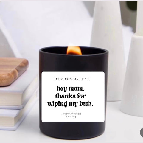 WIPING BUTT CANDLE