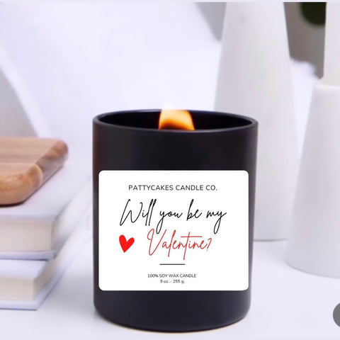WILL YOU BE MY VALENTINE CANDLE