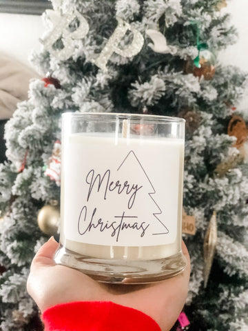 MERRY CHRISTMAS CANDLE