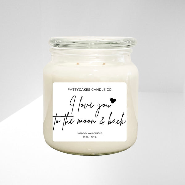 MOON AND BACK CANDLE
