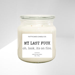 LAST FUCK GIFT CANDLE