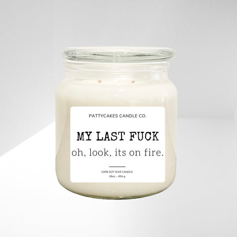 LAST FUCK GIFT CANDLE