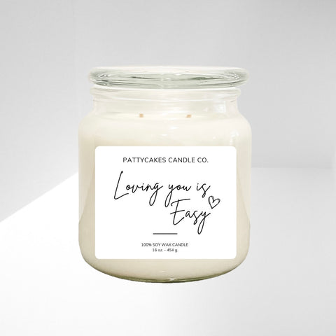 LOVING YOU IS EASY CANDLE